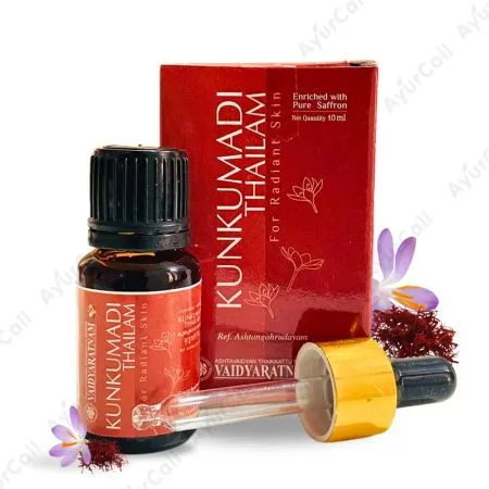 Vaidyaratnam Kumkumadi Thailam (10 ML)
