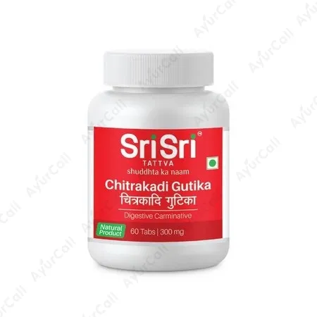 Sri Sri Tattva Chitrakadi Gutika (60 Nos)
